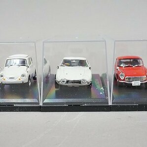 アシェット 1/43 国産名車コレクション スバル 360 1967 / トヨタ 2000GT 1967 / ホンダ S600 クーペ 1956 3点セット ※外箱等欠品の画像2