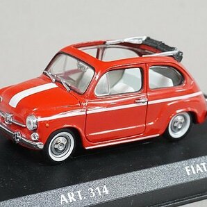 1/43 ビテス オースティン クーパー S レッド / コーギー ディテール フィアット 600D レッド 2点セットの画像8