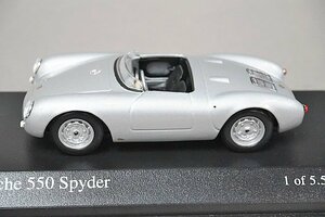 ミニチャンプス PMA 1/43 Porsche ポルシェ 550 スパイダー シルバー 430066030