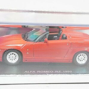 Spark スパーク 1/43 ALFA ROMEO アルファロメオ RZ 1992 レッド S0609の画像1