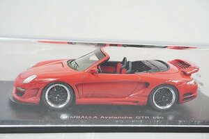 Spark スパーク 1/43 GEMBALLA ゲンバラ アバランチェ GTR 500 カブリオレ レッド S0729