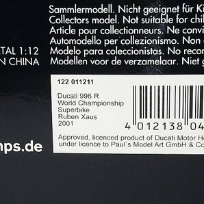 ミニチャンプス PMA 1/12 Ducati ドゥカティ 996R スーパーバイク選手権 2001 #11 122011211の画像10