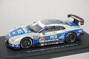 EBBRO エブロ 1/43 NISSAN 日産 HIS アドバン コンドー GT-R 500 Rd.7 富士 2009 #24 44234