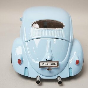 Bburago ブラーゴ 1/18 Volkswagen フォルクスワーゲン ケーファー ビートル ライトブルー ※難有・ジャンク品 3381の画像4