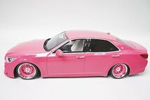 京商 KYOSHO 1/18 TOYOTA トヨタ クラウン ハイブリッド アスリートG ピンク SAMURAIシリーズ ※難有・ジャンク品 KSR18001PI_画像1