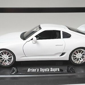 Jada Toys 1/18 TOYOTA トヨタ スープラ ホワイト ワイルド・スピード 97509の画像1