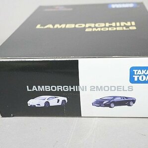 TOMICA トミカリミテッド LAMBORGHINI ランボルギーニ アヴェンタドール LP700-4 ホワイト / ムルシエラゴ ブラック 2台セットの画像5