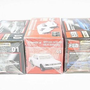 トミカ プレミアム 34 日産 スカイライン GT-R (KPGC10) トミカプレミアム発売記念仕様 / 01 NISMO R34 GT-R Z-tune など3点セットの画像3