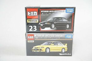 TOMICA トミカ プレミアム 三菱 ランサー GSR エボリューションIII タカラトミーモール限定 など2点セット