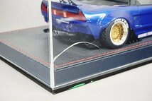 メイクアップ / イデア 1/18 Rocket Bunny ロケットバニー NSX 6666 Wheels!!!! メタリックブルー ※ジャンク品 IM022A2_画像6