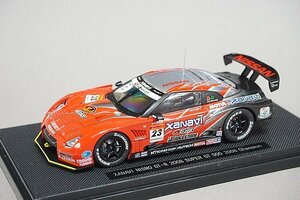 EBBRO エブロ 1/43 NISSAN 日産 ザナヴィ ニスモ GT-R ローダウンフォース 富士テスト スーパーGT500 2008 #23 44125