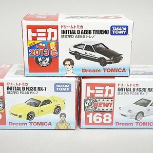 TOMICA トミカ ドリームトミカ 頭文字D FC3S RX-7 / 頭文字D AE86 トレノ など3点セットの画像1