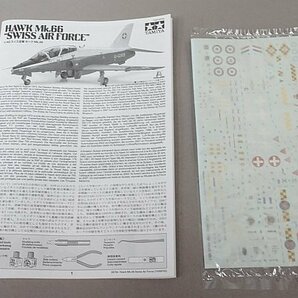 ★ TAMIYA タミヤ 1/48 HAWK Mk.66 SWISS AIR FORCE スイス空軍 ホーク スケール限定生産 プラモデル 89784の画像4