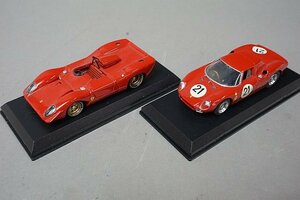 MODEL BEST 1/43 Ferrari フェラーリ 312 P SPY “Prova” 1969/250 LM LE MANS 1965 #21 2台セット