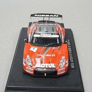 EBBRO エブロ 1/43 NISSAN 日産 SUPER GT500 MOTUL AUTECH GT-R (レッド×シルバー) #1 44172の画像2