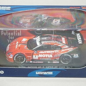 EBBRO エブロ 1/43 NISSAN 日産 SUPER GT500 MOTUL AUTECH GT-R (レッド×シルバー) #1 44172の画像4