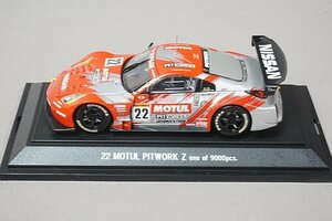 EBBRO エブロ 1/43 NISSAN 日産 JGTC 2004 モチュール ピットワーク Z (レッド×シルバー) #22 572