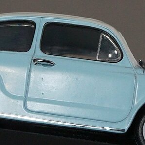 Detail Cars ディティールカーズ 1/43 Fiat フィアット 600D 1965 アクアブルー / ホワイト 315の画像3