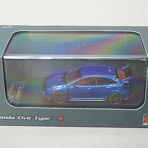 LCD MODELS LCDモデル 1/64 Honda ホンダ Civic シビック タイプR ブリリアントスポーティーブルー・メタリック 107553-1850の画像3