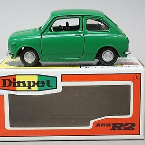 Diapet ダイヤペット ヨネザワトイズ 1/40 Subaru スバル R2 グリーン 日本製 No.195の画像1