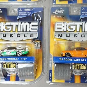 JadaTOYS ジェイダトイズ 1/64 64 ダッジ DART GTS / ’64 フォード ファルコン BIGTIME MUSCLE DUB CITY など12台セットの画像6