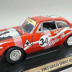 Road Signature ロードシグネチャー 1/18 ALFA ROMEO アルファロメオ ジュリア スプリント GTA 1965 #34 92347の画像1