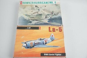 ★ ホビークラフト 1/48 ソビエト軍 戦闘機 La-5/ホーカー ハリケーン MKⅡ 2点セット プラモデル HC1589