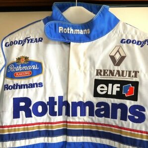 ▽ sparco スパルコ Rothmans ロスマンズ RENAULT ルノー レーシングジャケット ジャンパー 青の画像2