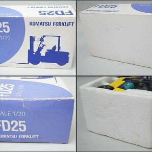 1/20 KOMATSU コマツ FD25 フォークリフト トラック 全長：約18cm 建機 / 重機の画像9