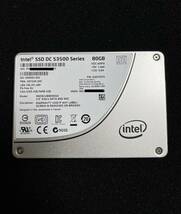 intel SSD DC S3500 Series 80GB MLC 2.5inch SSDSC2BB080G4 SATA ((動作品・1個限定！))_画像1