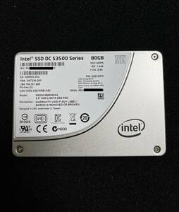 intel SSD DC S3500 Series 80GB MLC 2.5inch SSDSC2BB080G4 SATA (( operation goods *1 piece limitation!))