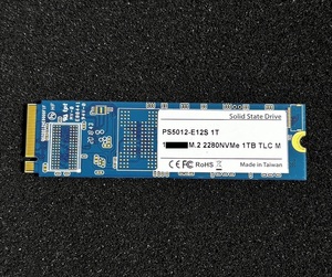 PHISON SSD 1TB TLC PS5012-E12S 1T M.2 NVMe PCIe 2280 ((動作品・1枚限定！))