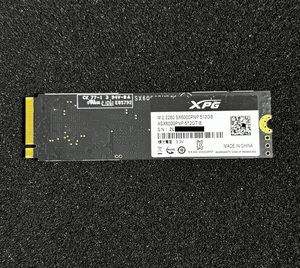 ((使用時間1448時・1枚限定！)) ADATA XPG SX6000 Pro SSD 512GB ASX6000PNP-512GT M.2 NVMe PCIe 2280 