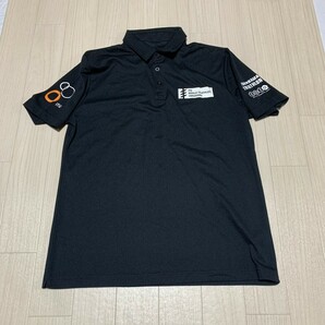 HUUB ITU WORLO TRIATHLON YOKOHAMA ポロシャツ 半袖 シャツ  トライアスロン ブラック サイズLの画像1