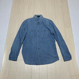 ATTACHMENT Attachment Denim shirt long sleeve tops indigo size 1