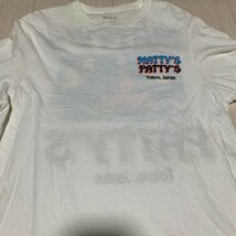 RVCA matty's patty's ルーカ Tシャツ 半袖 トップス バックプリント ホワイト　サイズS_画像2