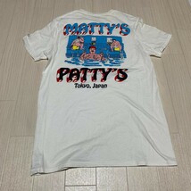 RVCA matty's patty's ルーカ Tシャツ 半袖 トップス バックプリント ホワイト　サイズS_画像3