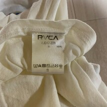 RVCA matty's patty's ルーカ Tシャツ 半袖 トップス バックプリント ホワイト　サイズS_画像6