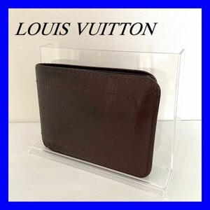 【1円スタート】LOUIS VUITTON ルイヴィトン ユタ　財布 折り財布　レザー 革　カードケース 