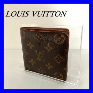 【1円スタート】LOUIS VUITTON ルイヴィトン モノグラム 財布 二つ折り 折り財布