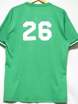 ＠美品 ラッセル アスレティック Russell Athletic ヘンリーネックTシャツt155 グリーン 緑 ボートＴ アメリカ古着 IVY アイビー_画像2