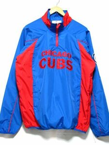 @新品 未使用品 実物 MLB Chicago Cubs プルオーバー ウィンドブレーカーj283 アメリカ古着 L 今永 カブス