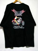 ＠美品 GILDAN ギルダン Tシャツt903 アメリカ古着 XXXL 3XL ビックサイズ 黒 ブラック バイカー 大きいサイズ_画像2