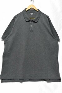 ＠美品 ランズエンド LANDS' END 無地ポロシャツP418 XXL アメリカ古着 ビックサイズ