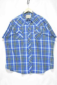 ＠美品 ラングラー Wrangler 半袖 ウエスタンシャツw547 XXL アメリカ古着 ビックサイズ