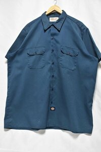 ＠ディッキーズ Dickies 半袖ワークシャツwr494 XXL アメリカ古着 アメ車 2XL ビックサイズ