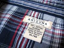 ＠美品 アリゾナ ARIZONA 長袖ウエスタンシャツw266 XL アメリカ古着 US ビックサイズ_画像4