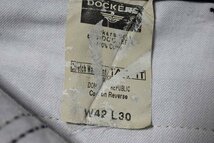 ＠美品 ドッカーズ Dockers ツータック チノパンd17 紺 アメリカ古着 XXL ビックサイズ_画像5