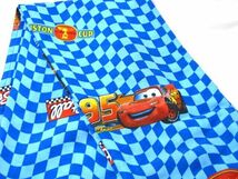 ＠美品 カーズ Cars ポリ&コットン フラットシーツ アメリカ古着 Route 66 ライトニング・マックィ・ーン ドック・ハドソン_画像8