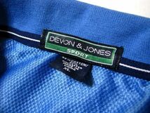 ＠美品 デボン ジョーンズ DEVON&JONES 半袖ポロシャツP131 アメリカ古着 XL ビビビックサイズ_画像4